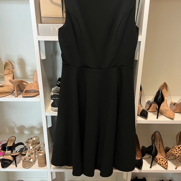 Lulu’s Fall For You Black Skater Dress Medium - Picture 5 of 9